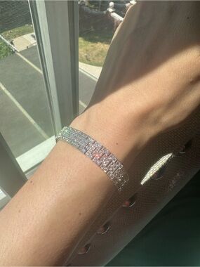 Sparkling Silver Nadri Tennis Bracelet